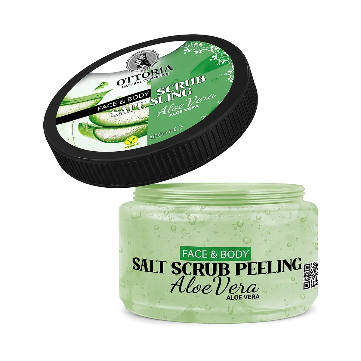 Salt Scrub Peeling Aloe Vera