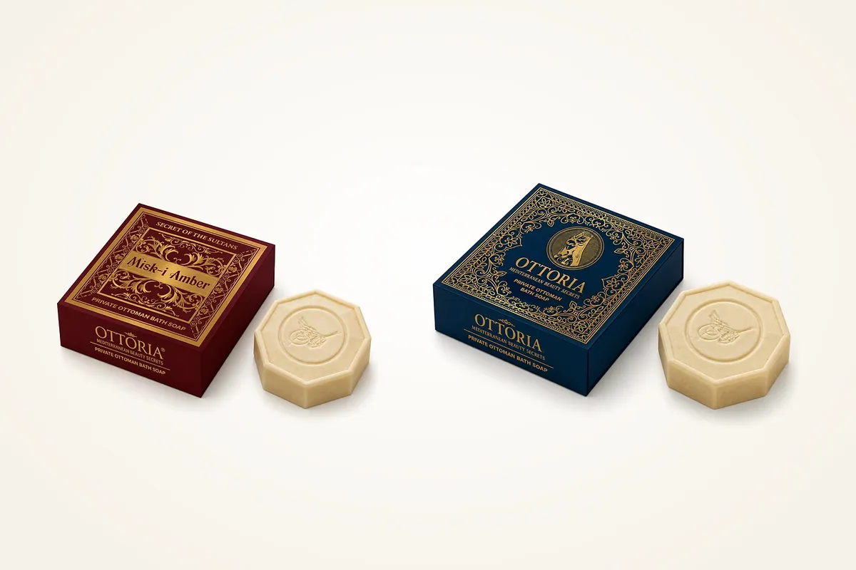 Ottoria Premium Kutulu Sabun serisinden ürünler